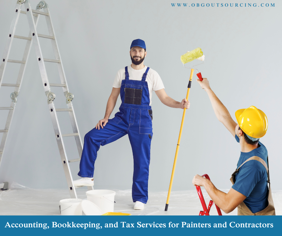 Accounting, Bookkeeping, and Tax Services for Painters and Contractors