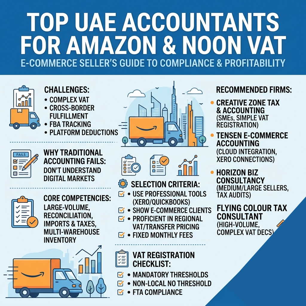 Top UAE Accountants for Amazon and Noon VAT