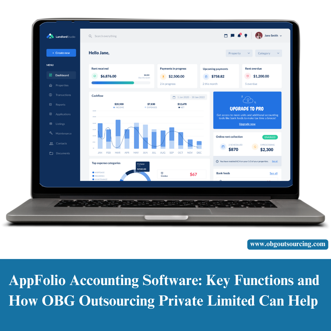 AppFolio Accounting Software: Key Functions and How OBG Outsourcing Private Limited Can Help