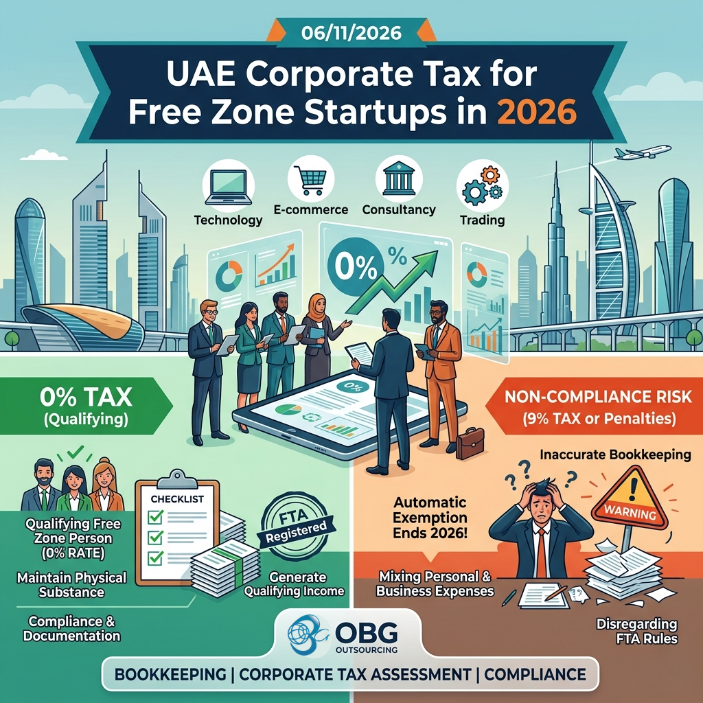 UAE Corporate Tax for Free Zone Startups in 2026
