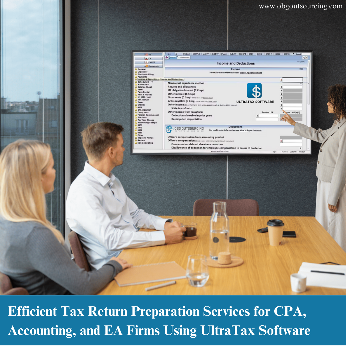 Efficient Tax Return Preparation Services for CPA, Accounting, and EA Firms Using UltraTax Software