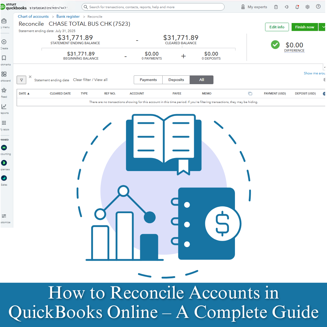 How to Reconcile Accounts in QuickBooks Online – A Complete Guide