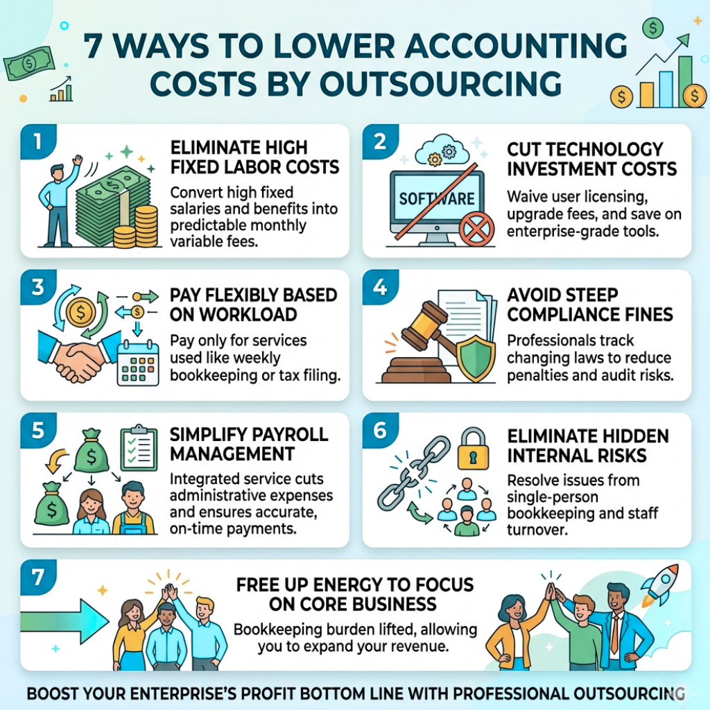 7 Ways to Lower Accounting Costs by Outsourcing
