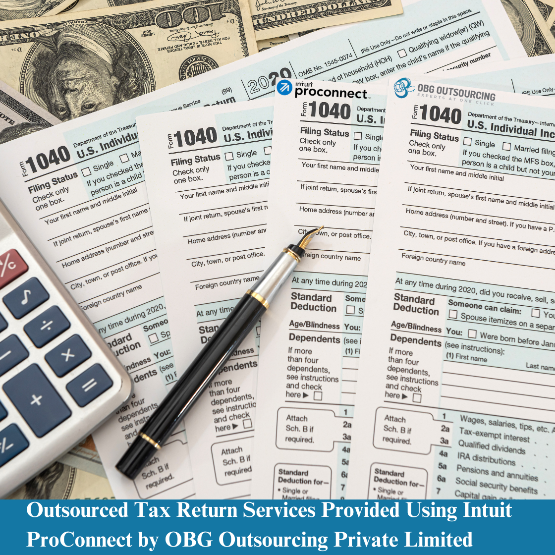 Outsourced Tax Return Services Provided Using Intuit ProConnect by OBG Outsourcing Private Limited