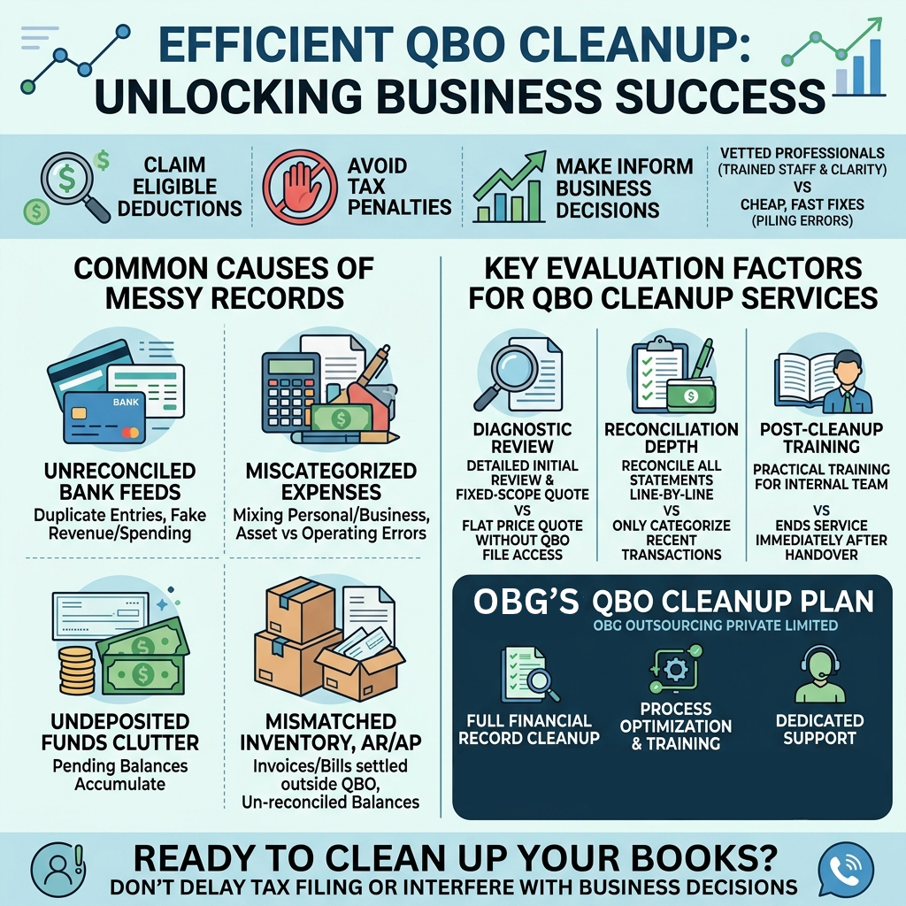 Need QuickBooks online cleanup