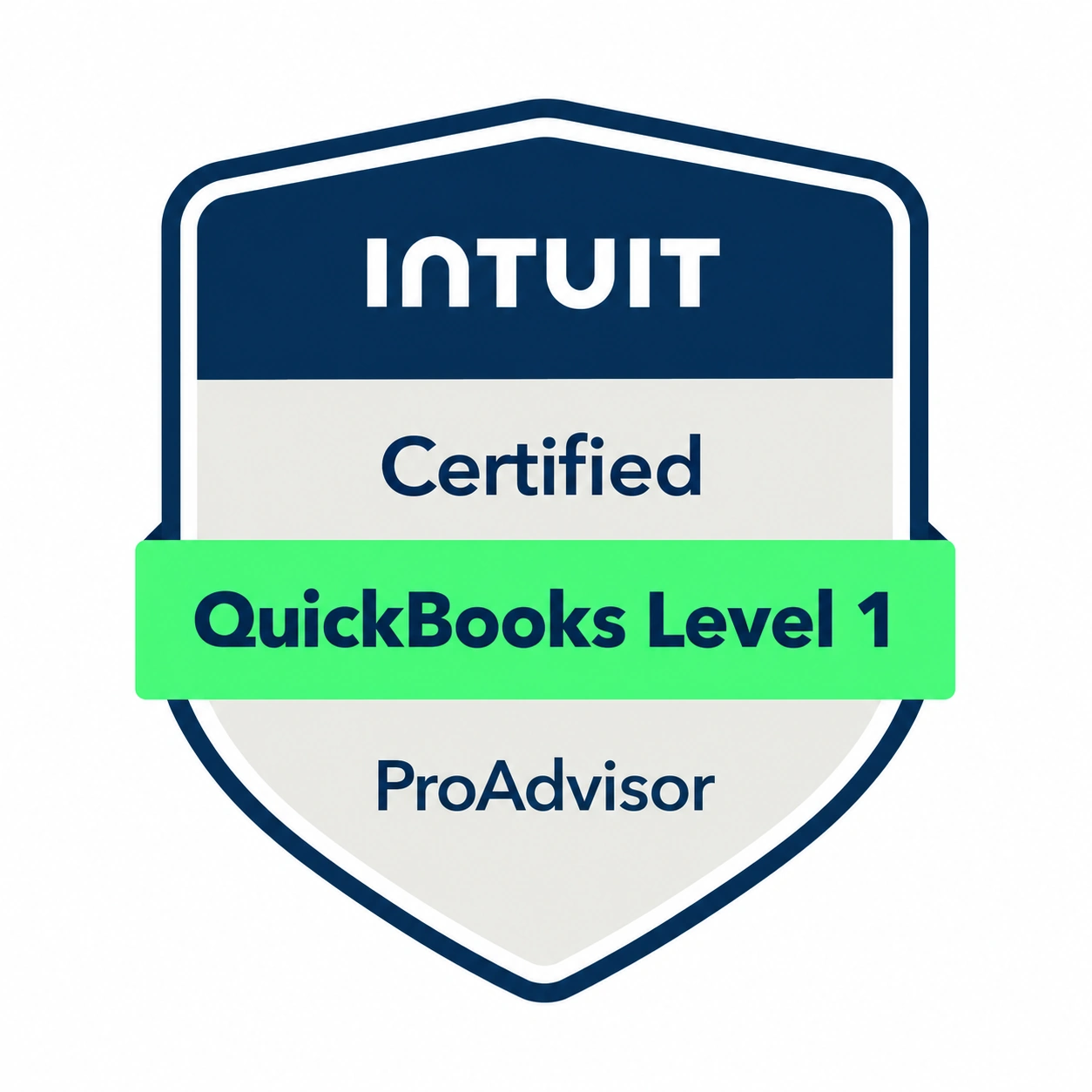 Intuit certified quickbooks level 1 proadvisor