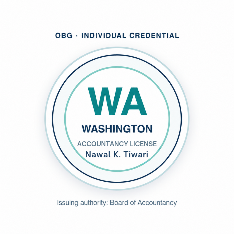 Washington-License