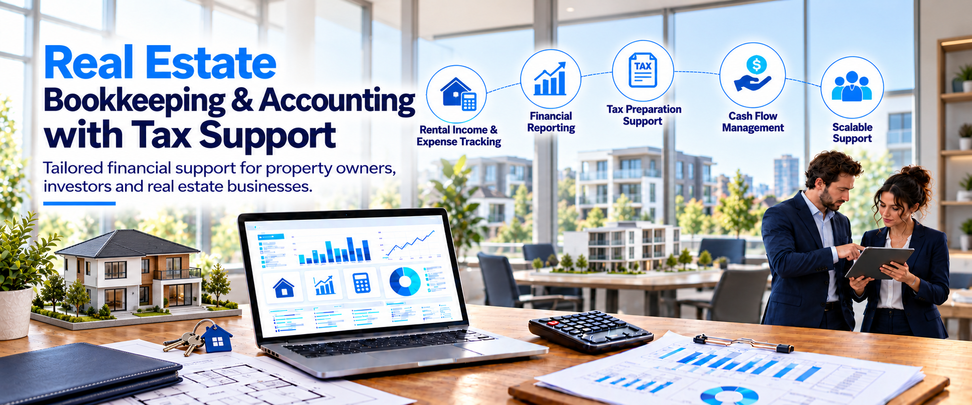 Real Estate Bookkeeping, Accounting & Tax Support Services