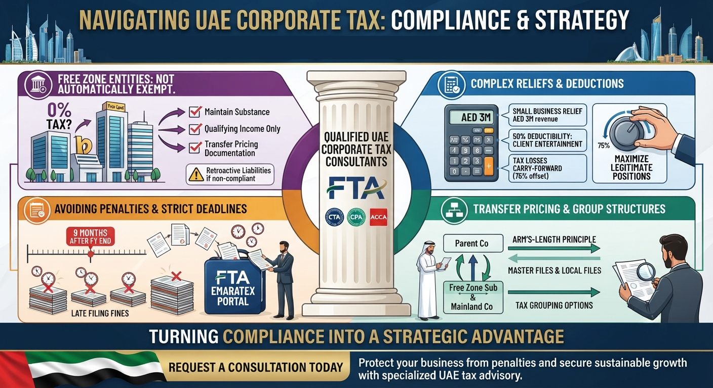 Hire UAE Corporate Tax Consultants