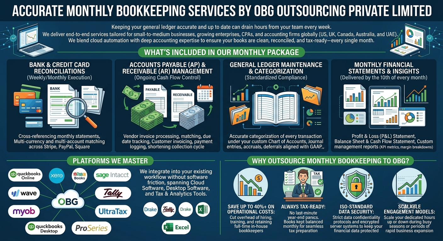 End-to-End Monthly Bookkeeping