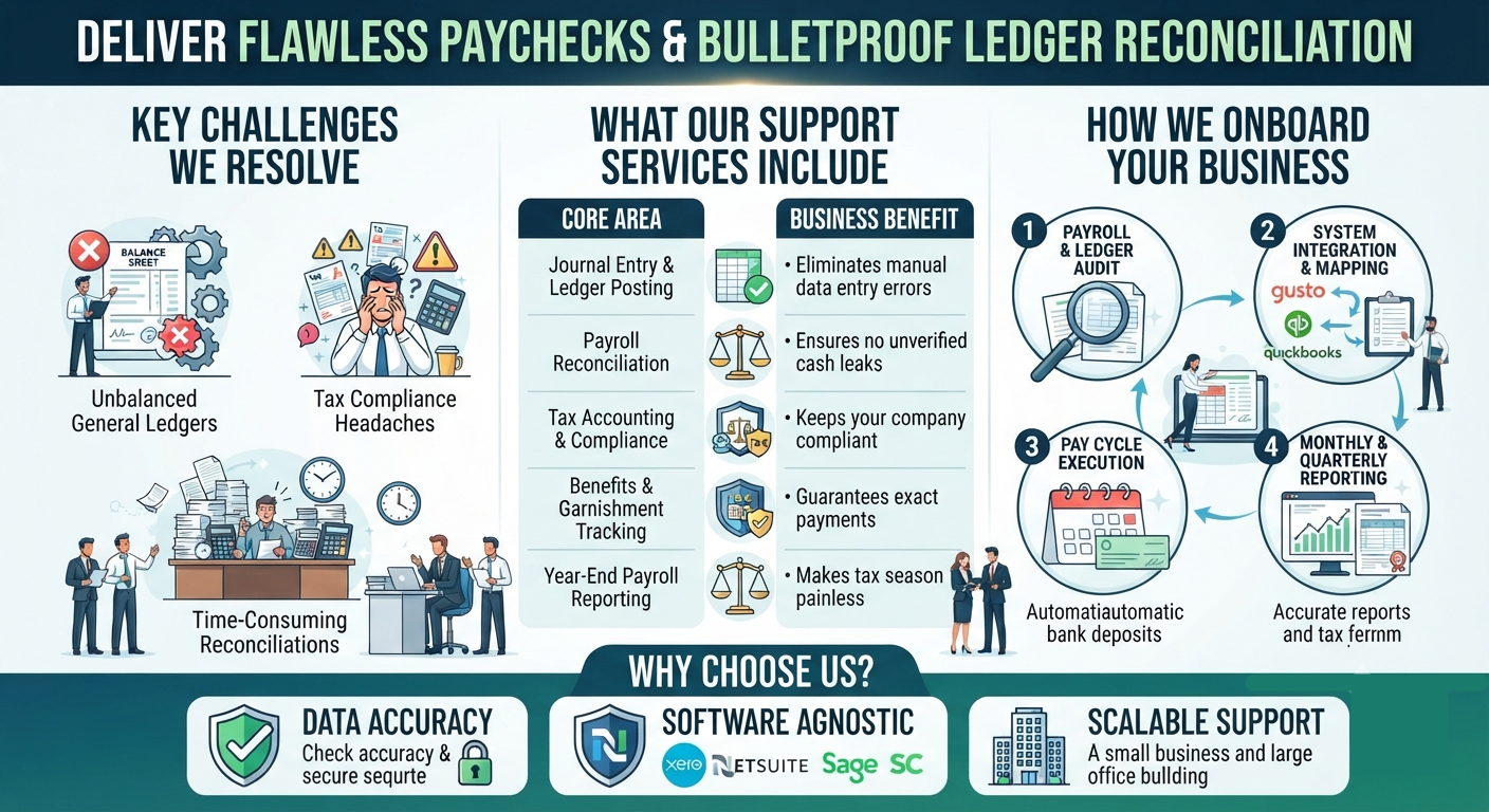 Payroll accounting support