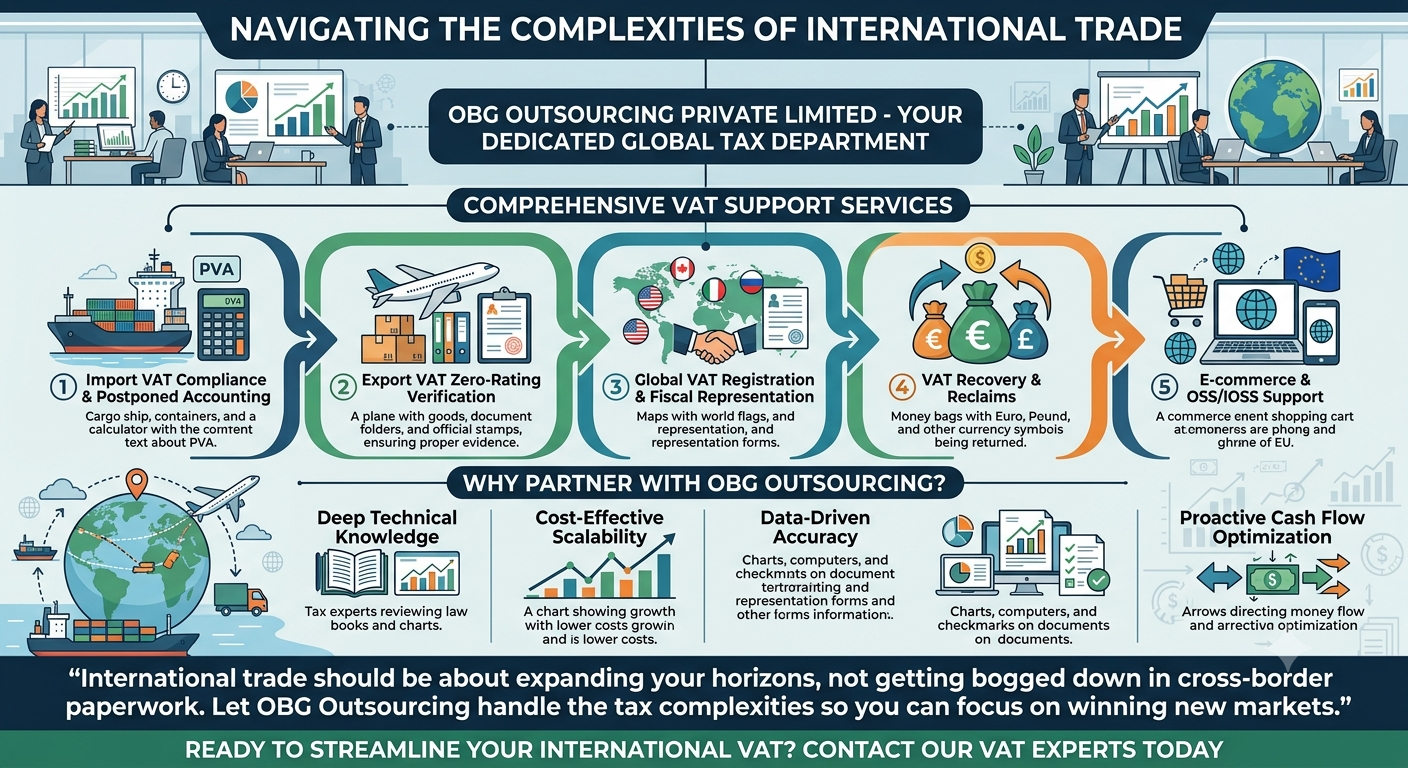 Import/export VAT support