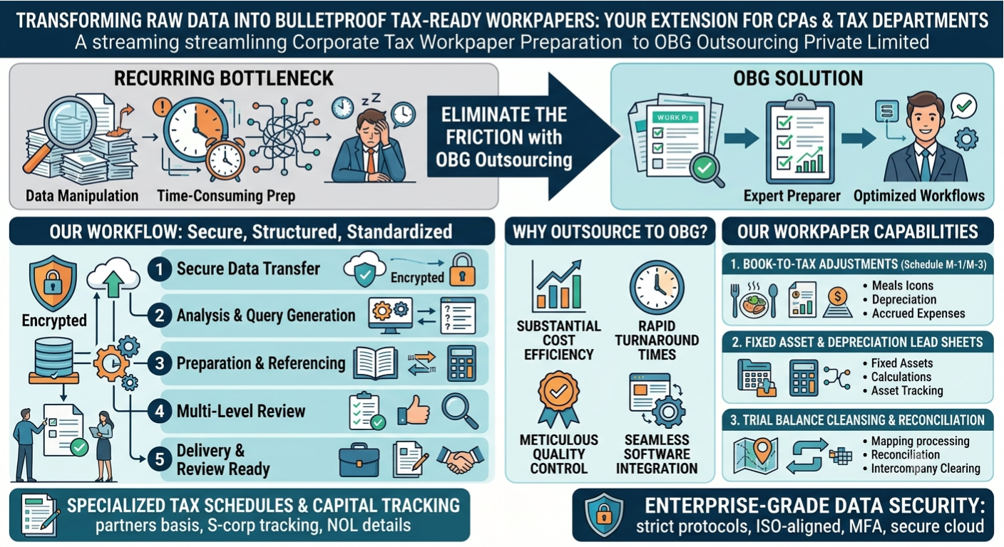 Corporate Tax Workpaper Preparation