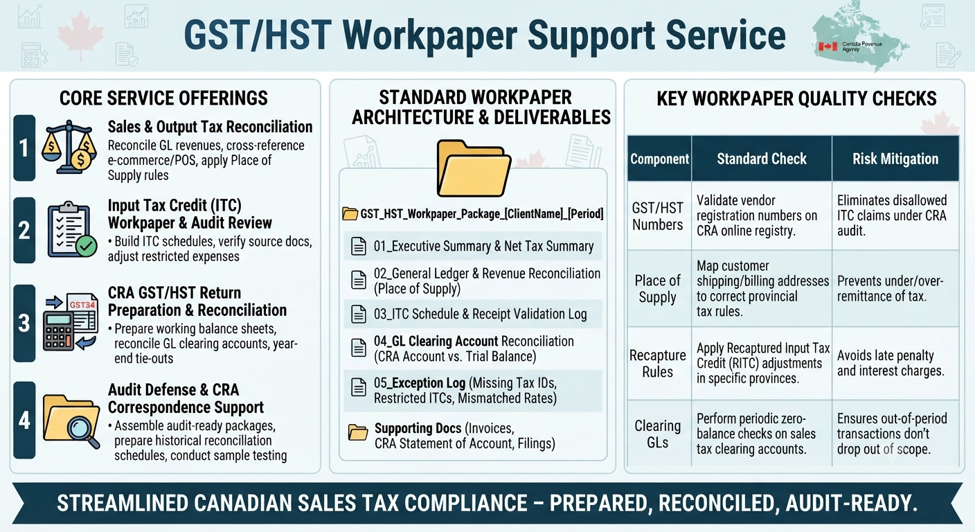 GST/HST workpaper support