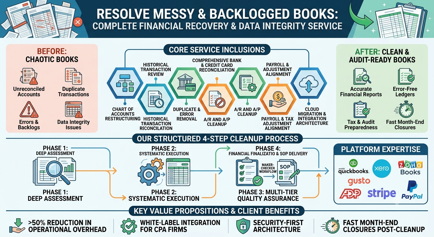 Catch-Up & Cleanup Bookkeeping Services