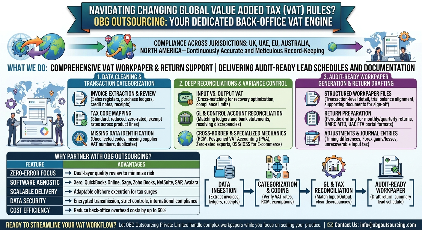 VAT return workpaper support